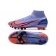 Nike Mercurial Superfly 8 Elite DF AG Mbappe Fioletowy Srebrny metalik