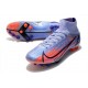 Nike Mercurial Superfly 8 Elite DF AG Mbappe Fioletowy Srebrny metalik