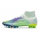 Nike Mercurial Superfly 8 Elite DF AG Dream Speed Zielony Fioletowy 