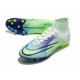 Nike Mercurial Superfly 8 Elite DF AG Dream Speed Zielony Fioletowy 