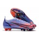 Nike Mercurial Vapor XIV Elite AG Pro Mbappe Fioletowy Srebrny metalik