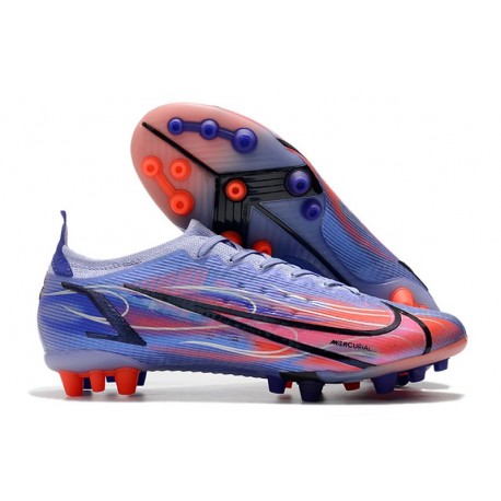 Nike Mercurial Vapor XIV Elite AG Pro Mbappe Fioletowy Srebrny metalik