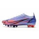 Nike Mercurial Vapor XIV Elite AG Pro Mbappe Fioletowy Srebrny metalik