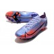 Nike Mercurial Vapor XIV Elite AG Pro Mbappe Fioletowy Srebrny metalik