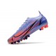 Nike Mercurial Vapor XIV Elite AG Pro Mbappe Fioletowy Srebrny metalik