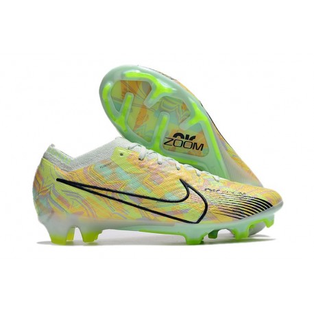 Nike Zoom Mercurial Vapor 15 Elite Fg Zielony Niebieski Pomarańczowy 