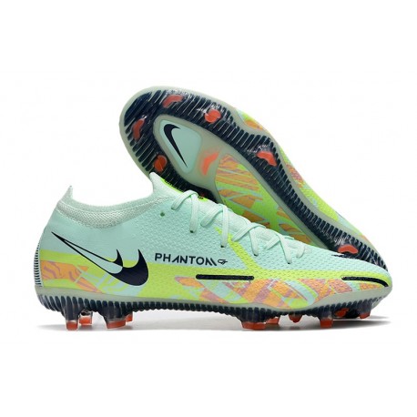 Nike Phantom GT2 Elite FG Zielony Niebieski Pomarańczowy