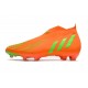 Buty Piłkarskie adidas Predator Edge+ FG Pomarańczowy Zielony