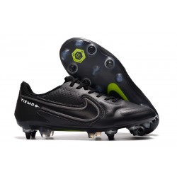 Nike Tiempo Legend IX Elite SG Pro Czarno Ciemny Smoke Grey Biały