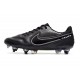 Nike Tiempo Legend IX Elite SG Pro Czarno Ciemny Smoke Grey Biały