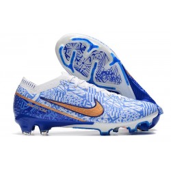 Buty piłkarskie Nike Zoom Mercurial Vapor 15 Elite Fg Lucent Pack Biały Niebieski Złoto