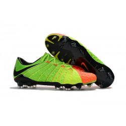 Nike Korki Hypervenom Phantom III FG Zielony Pomarańczowy