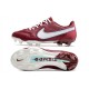 Buty Piłkarskie Nike Tiempo Legend 9 Elite FG Czerwony Biały