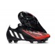 Korki adidas Predator Edge.1 Low FG Czarny Biały Czerwony 