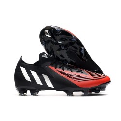 Korki adidas Predator Edge.1 Low FG Czarny Biały Czerwony 