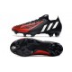 Korki adidas Predator Edge.1 Low FG Czarny Biały Czerwony 