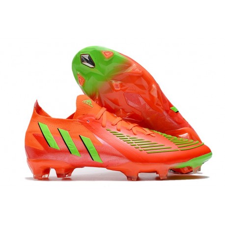 Korki adidas Predator Edge.1 Low FG Pomarańczowy Zielony