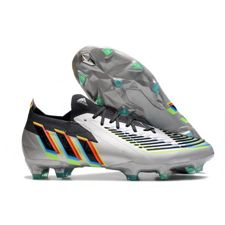 Korki adidas Predator Edge.1 Low FG Srebro Niebieski Zawistny