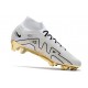 Buty Nike Air Zoom Mercurial Superfly 9 Elite FG Biały Złoto Czarny