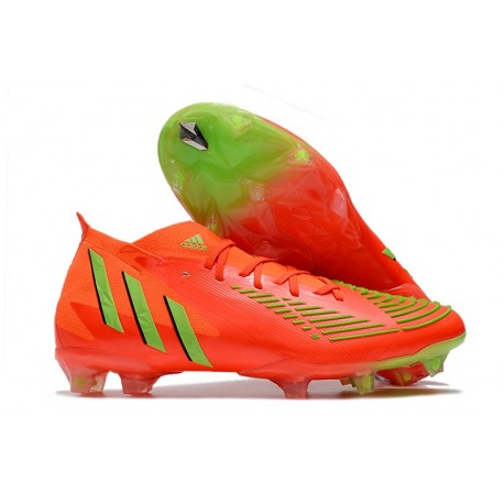 Korki adidas Predator Edge.1 FG Pomarańczowy Zielony