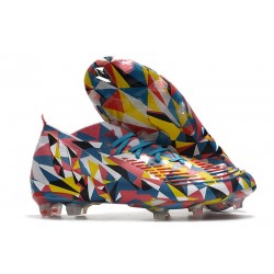 Korki adidas Predator Edge.1 FG Geometric+ Niebieski Zawistny Czerwony