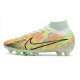 Nike Zoom Mercurial Superfly IX Elite DF AG Zielony Niebieski Pomarańczowy 
