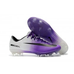 Nike Mercurial Vapor 11 FG Korki Pilkarskie - Biały Fioletowy