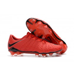 Korki Pilkarskie Nike Hypervenom Phantom 3 FG - Czerwony Czarny