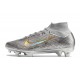 Nike Zoom Mercurial Superfly IX Elite XXV FG Srebro 