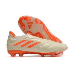 Buty piłkarskie adidas Copa Pure + FG Biały Pomarańczowy