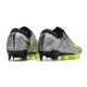 Nike Air Zoom Mercurial Vapor XV Elite Fg Srebro Zielony Czarny