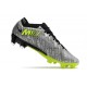 Nike Air Zoom Mercurial Vapor XV Elite Fg Srebro Zielony Czarny