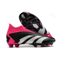 Korki Piłkarskie adidas Predator Accuracy + FG Czarny Biały Różowy