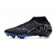 Nike Air Zoom Mercurial Superfly 9 Elite FG Czarny Niebieski 