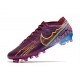 Nike Air Zoom Mercurial Vapor 15 Elite AG MBAPPÉ Czerwony Złoty 