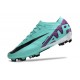 Nike Air Zoom Mercurial Vapor XV Elite Fg Cyjan Fioletowy Czarny 