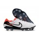 Buty Nike Tiempo Legend 10 Elite FG Biały Czerwony Czarny