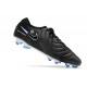 Buty Nike Tiempo Legend 10 Elite FG Czarny Niebieski 