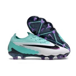 Nike Gripknit Phantom GX Elite FG Biały Niebieski Czarny