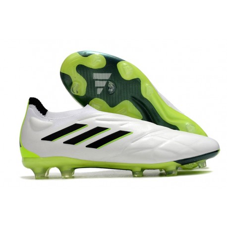 Buty piłkarskie adidas Copa Pure + FG Biały Czarny Zielony