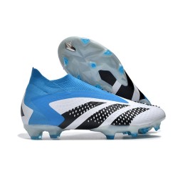 Korki Piłkarskie adidas Predator Accuracy + FG Biały Niebieski Czarny