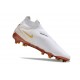 Buty Nike Phantom GX Elite DF FG Biały Złoto