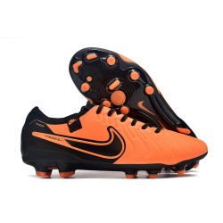 Buty Nike Tiempo Legend 10 Elite FG Pomarańczowy Czarny