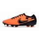 Buty Nike Tiempo Legend 10 Elite FG Pomarańczowy Czarny