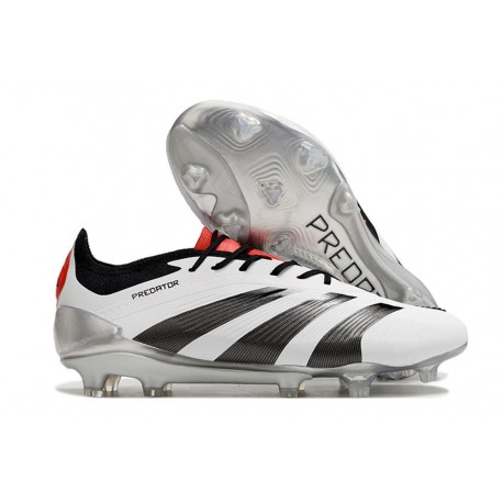 Buty piłkarskie Adidas Predator 24 Elite FG Biały Czarny Czerwony