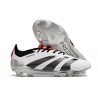 Buty piłkarskie Adidas Predator 24 Elite FG Biały Czarny Czerwony