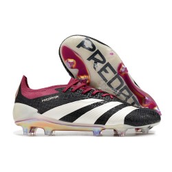 Buty piłkarskie Adidas Predator 24 Elite FG Czarny Biały Fioletowy