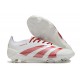 Buty piłkarskie Adidas Predator 24 Elite FG Biały Czerwony