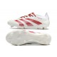 Buty piłkarskie Adidas Predator 24 Elite FG Biały Czerwony