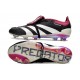 adidas Predator Elite Fold-over Tongue FG Czarny Biały Fioletowy